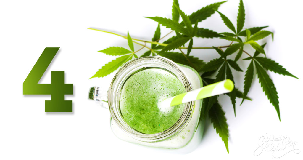 4 Leckere, Erfrischende Cannabis-Smoothies- WeedSeedShop