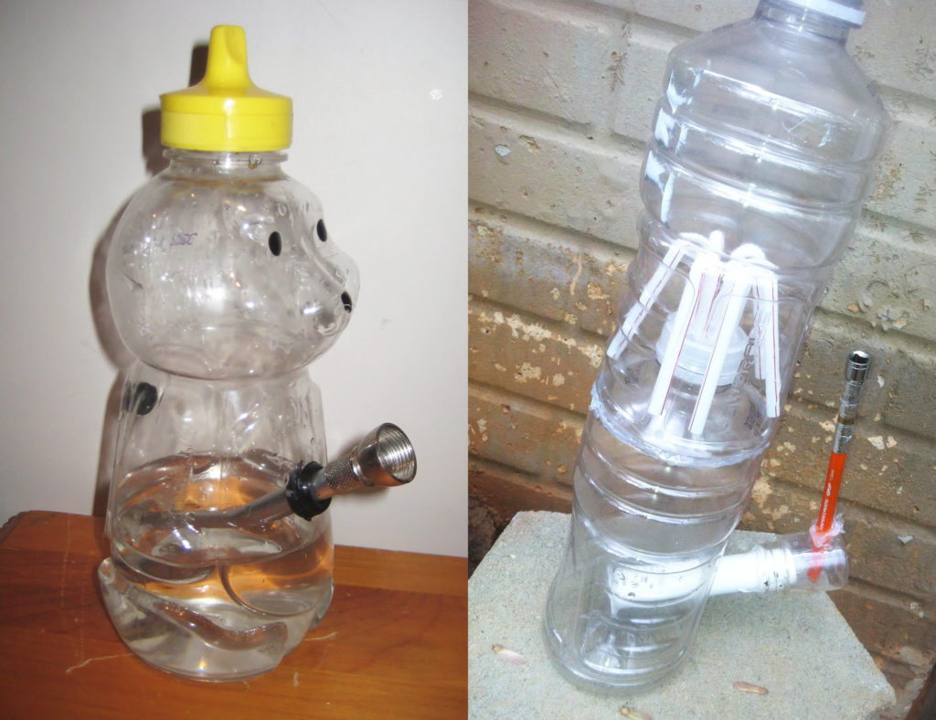 Homemade Water Bottle Bong German Pussy Cat